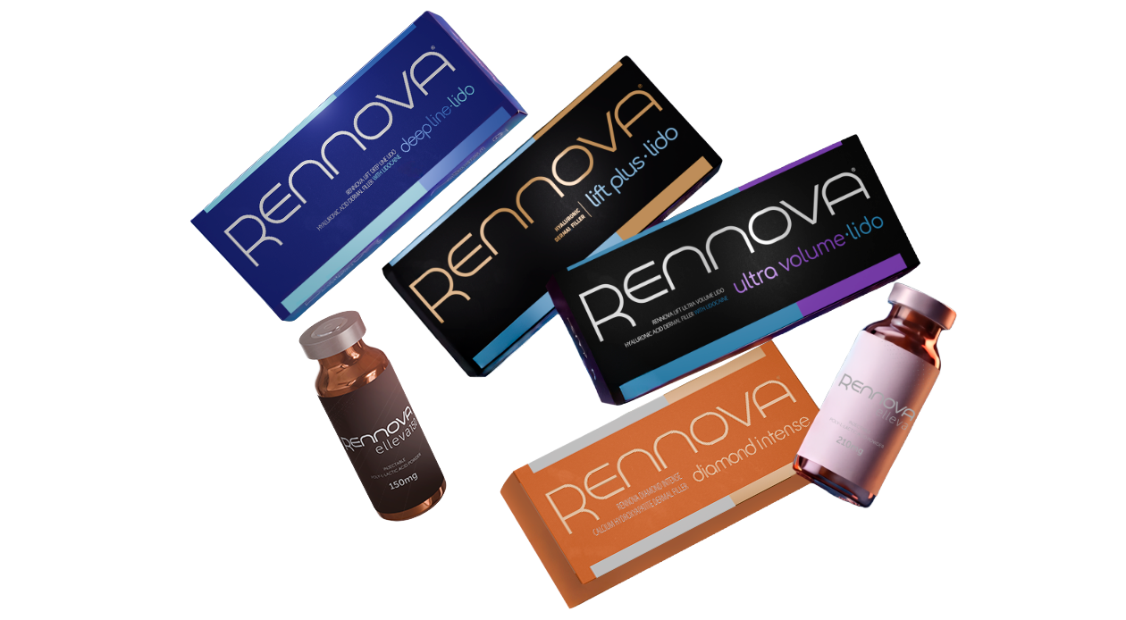 Produtos Rennova Acelera: preenchedores, bioestimuladores e toxinas botulínicas